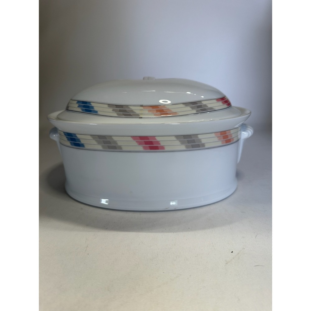 Studio Nova Mesa 2Qt Oval Covered Casserole Dish - Vintage Southwestern Pattern